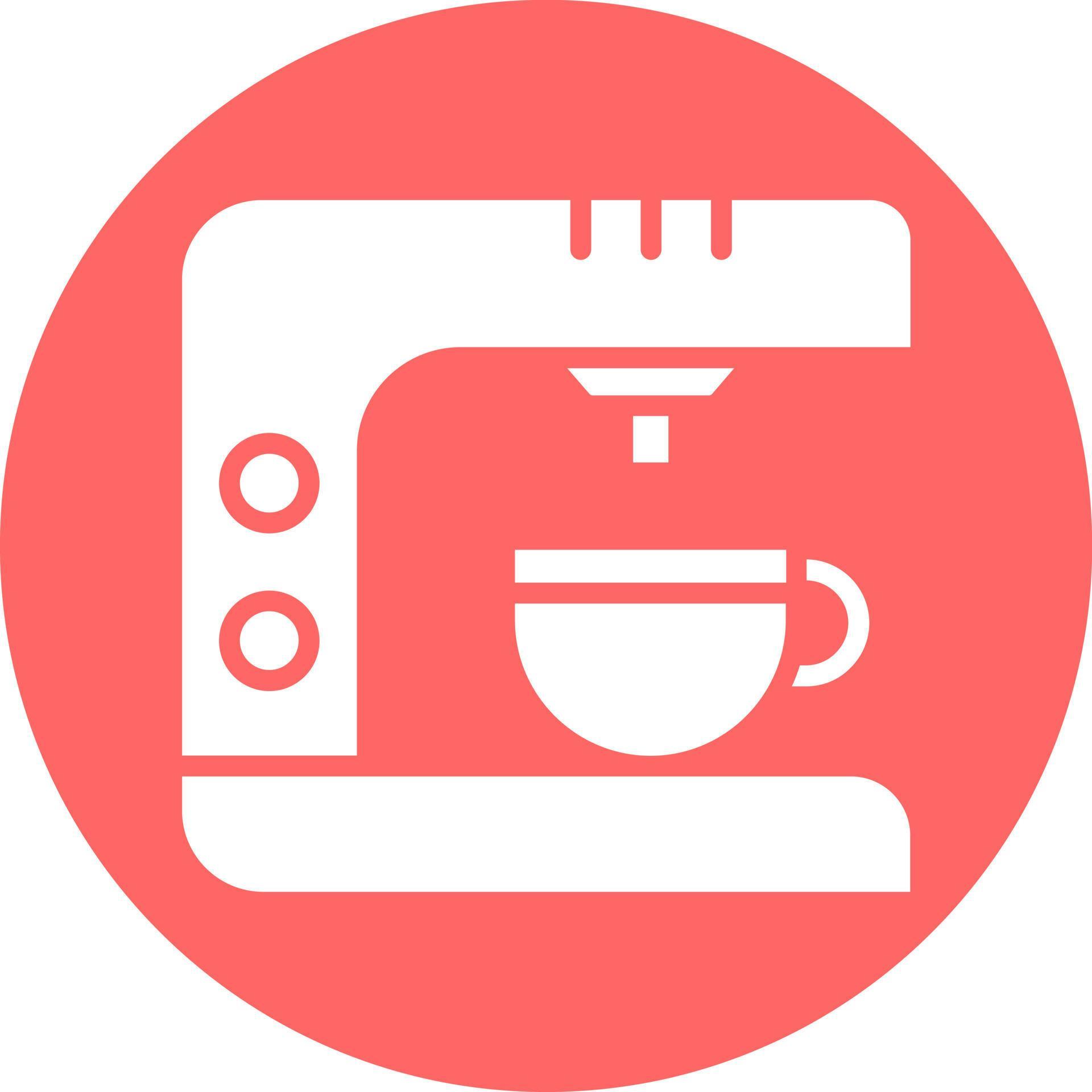 Coffee Maker Vector Icon Style 22201535 Vector Art at Vecteezy