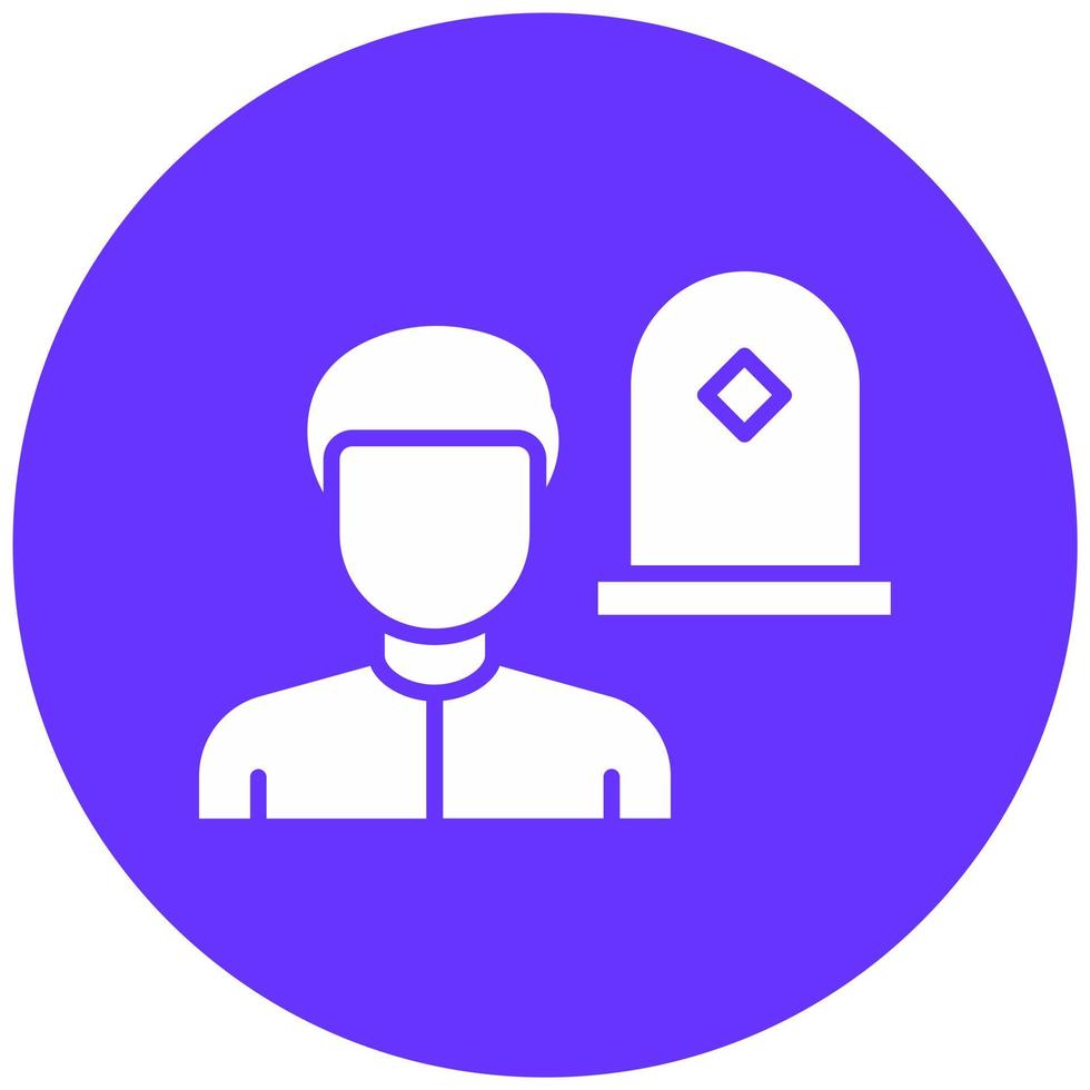 Widower Vector Icon Style