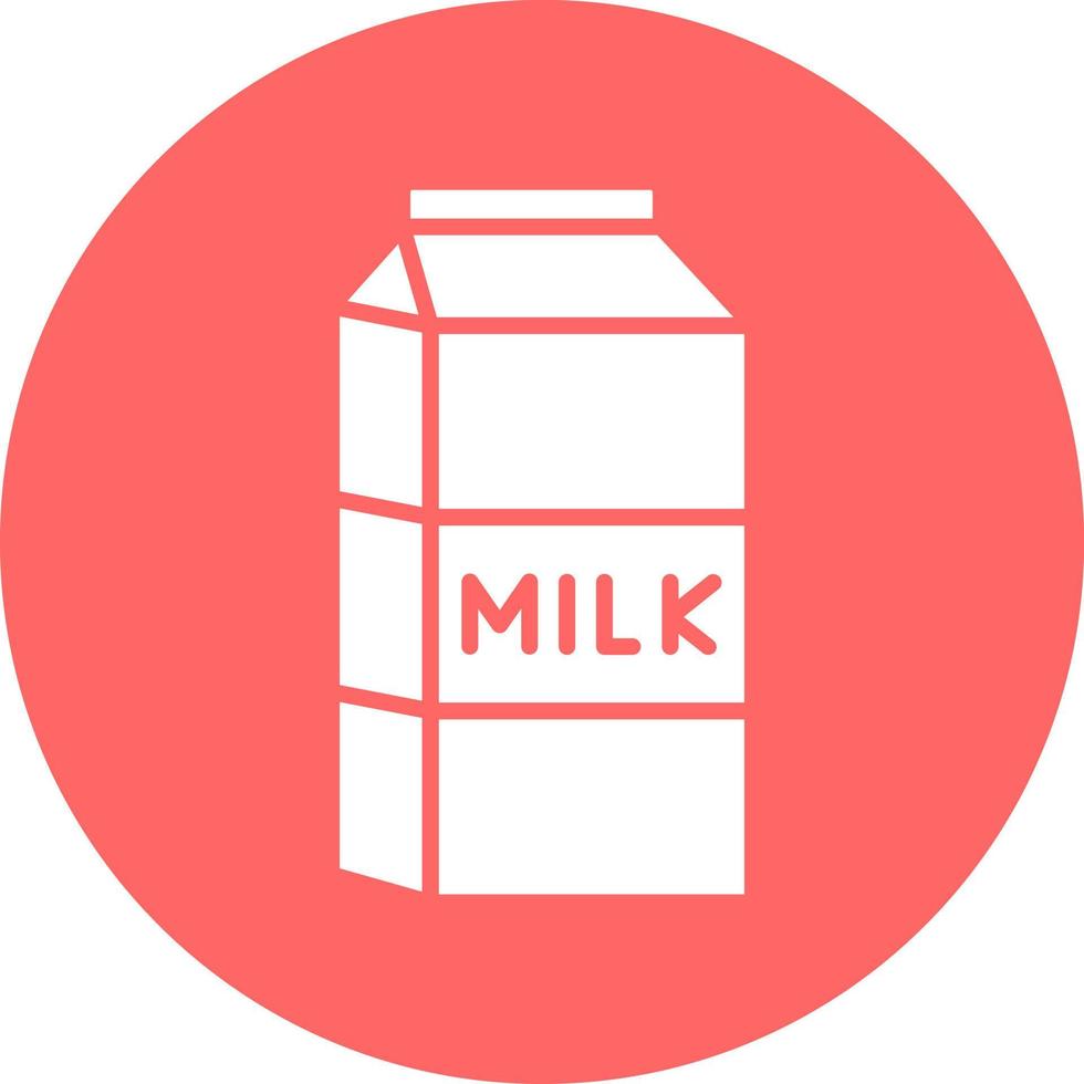 Leche vector icono estilo