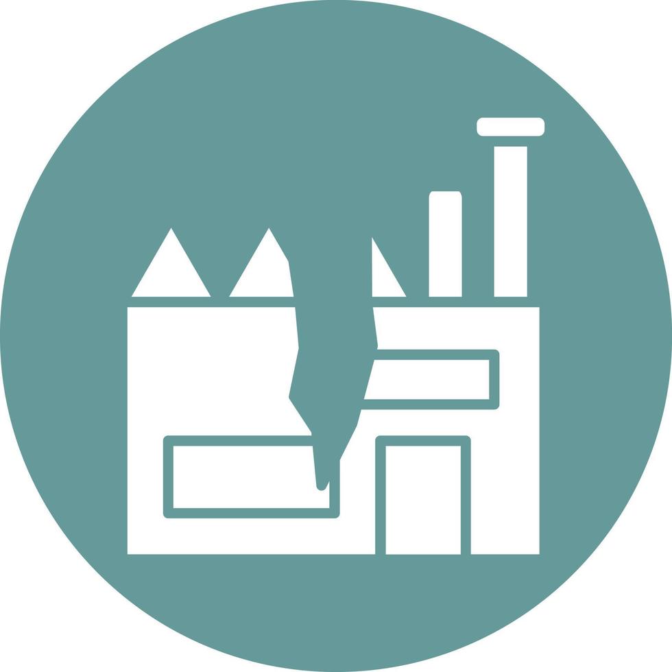 Factory Breakdown Vector Icon Style