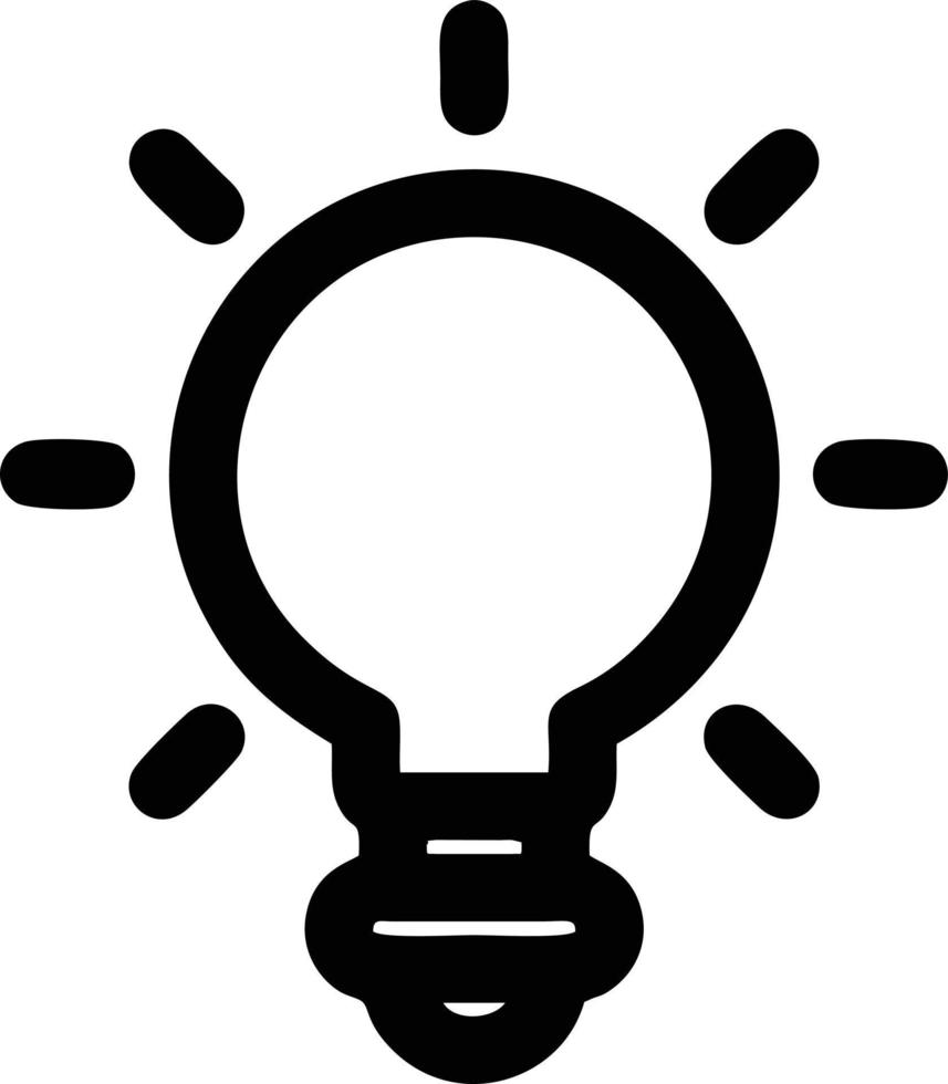 Idea solution icon symbol vector image. Illustration of the creative innovation concept design. EPS 10