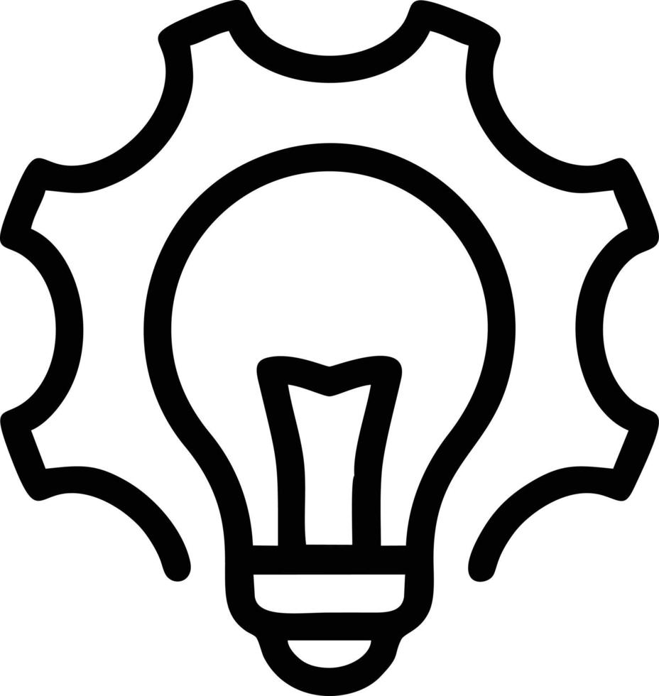 Idea solution icon symbol vector image. Illustration of the creative innovation concept design. EPS 10