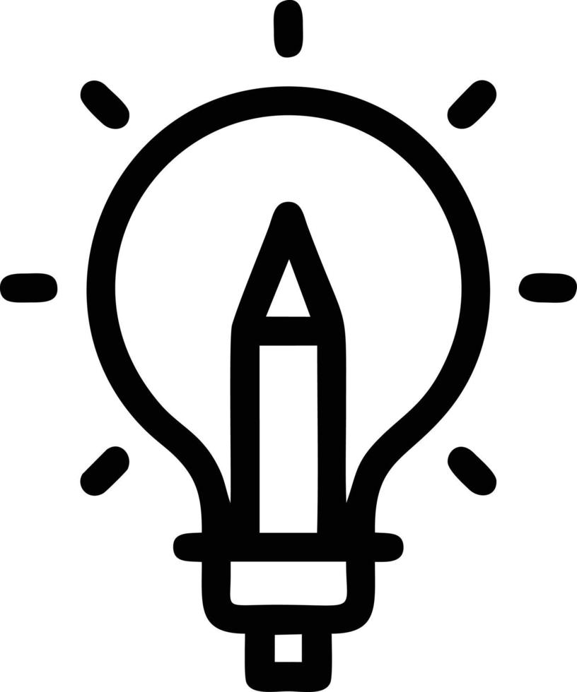 Idea solution icon symbol vector image. Illustration of the creative innovation concept design. EPS 10
