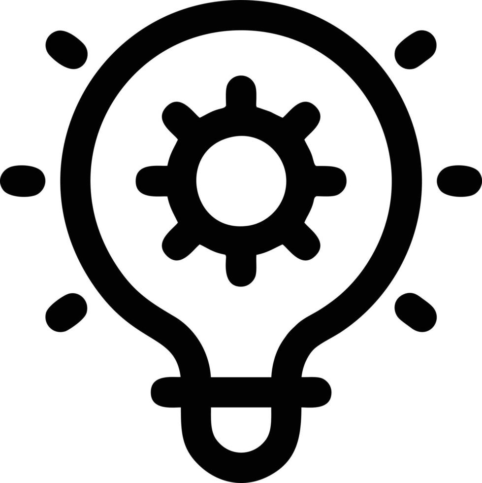 Idea solution icon symbol vector image. Illustration of the creative innovation concept design. EPS 10