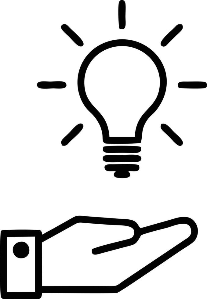 Idea solution icon symbol vector image. Illustration of the creative innovation concept design. EPS 10