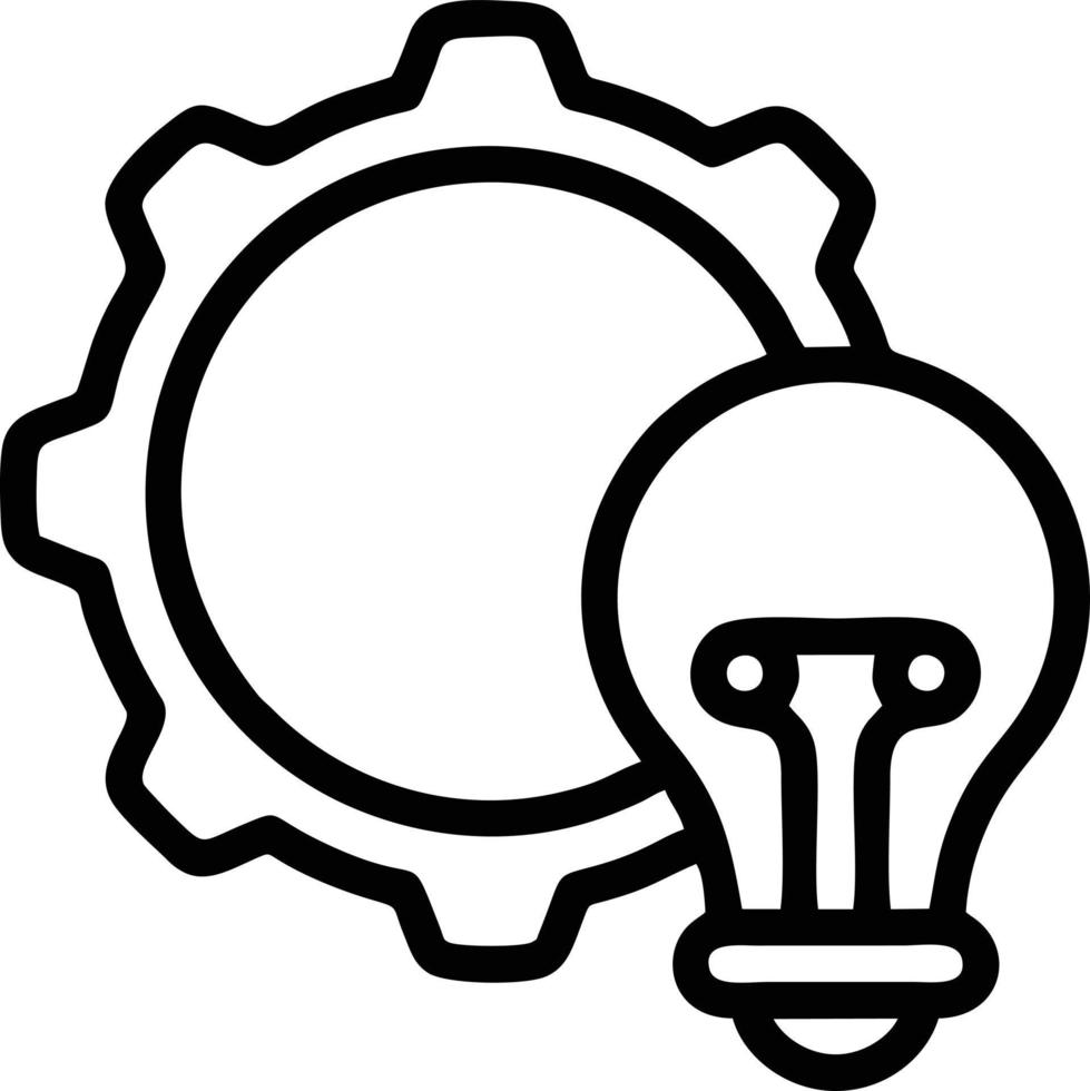 Idea solution icon symbol vector image. Illustration of the creative innovation concept design. EPS 10