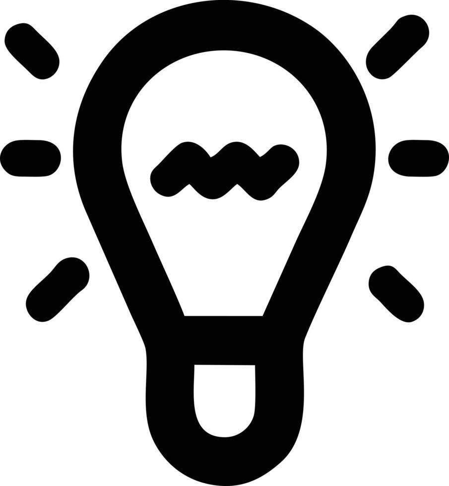 Idea solution icon symbol vector image. Illustration of the creative innovation concept design. EPS 10