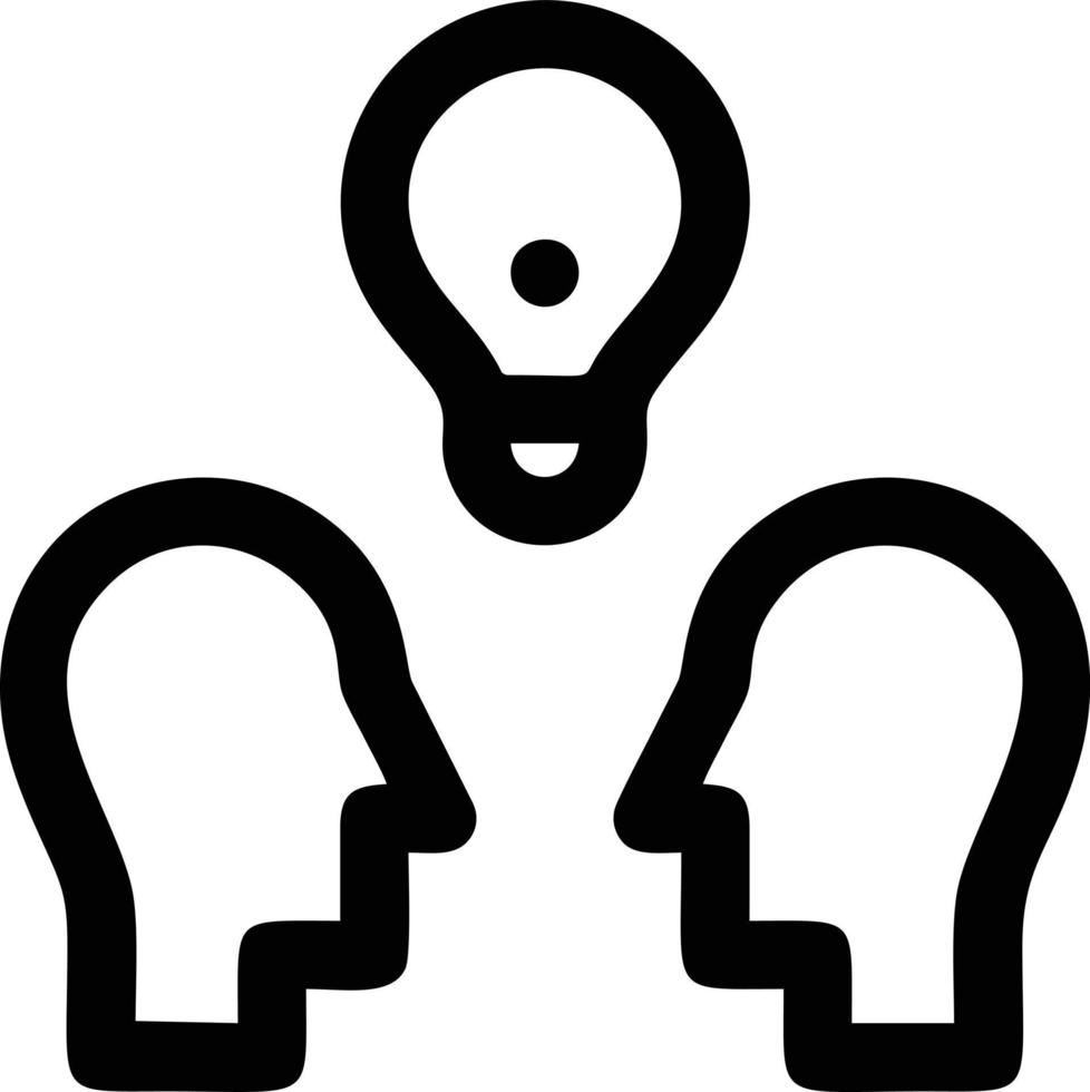 Idea solution icon symbol vector image. Illustration of the creative innovation concept design. EPS 10