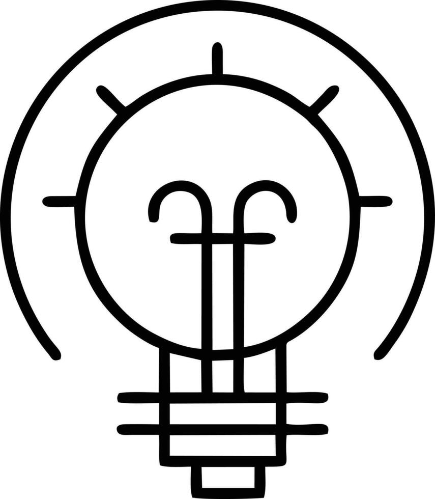 Idea solution icon symbol vector image. Illustration of the creative innovation concept design. EPS 10