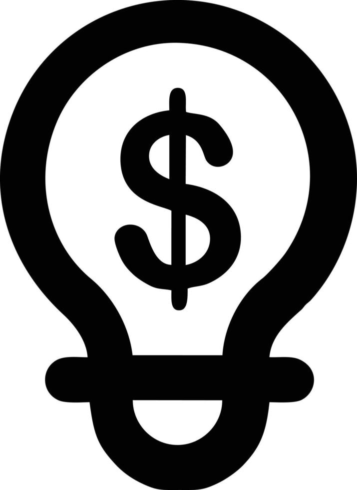 Idea solution icon symbol vector image. Illustration of the creative innovation concept design. EPS 10