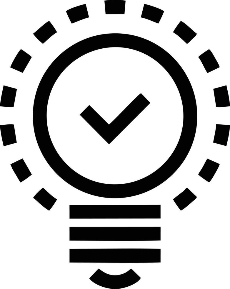 Idea solution icon symbol vector image. Illustration of the creative innovation concept design. EPS 10