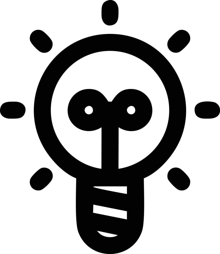 Idea solution icon symbol vector image. Illustration of the creative innovation concept design. EPS 10