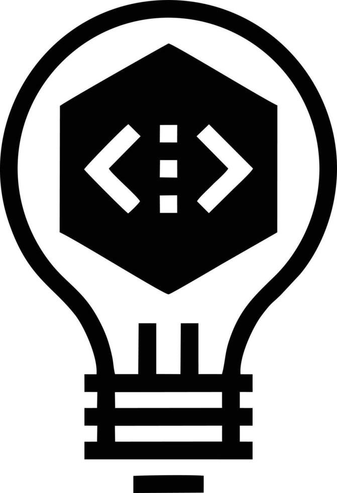 Idea solution icon symbol vector image. Illustration of the creative innovation concept design. EPS 10