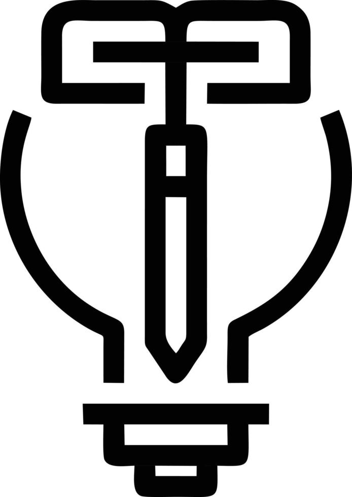 Idea solution icon symbol vector image. Illustration of the creative innovation concept design. EPS 10