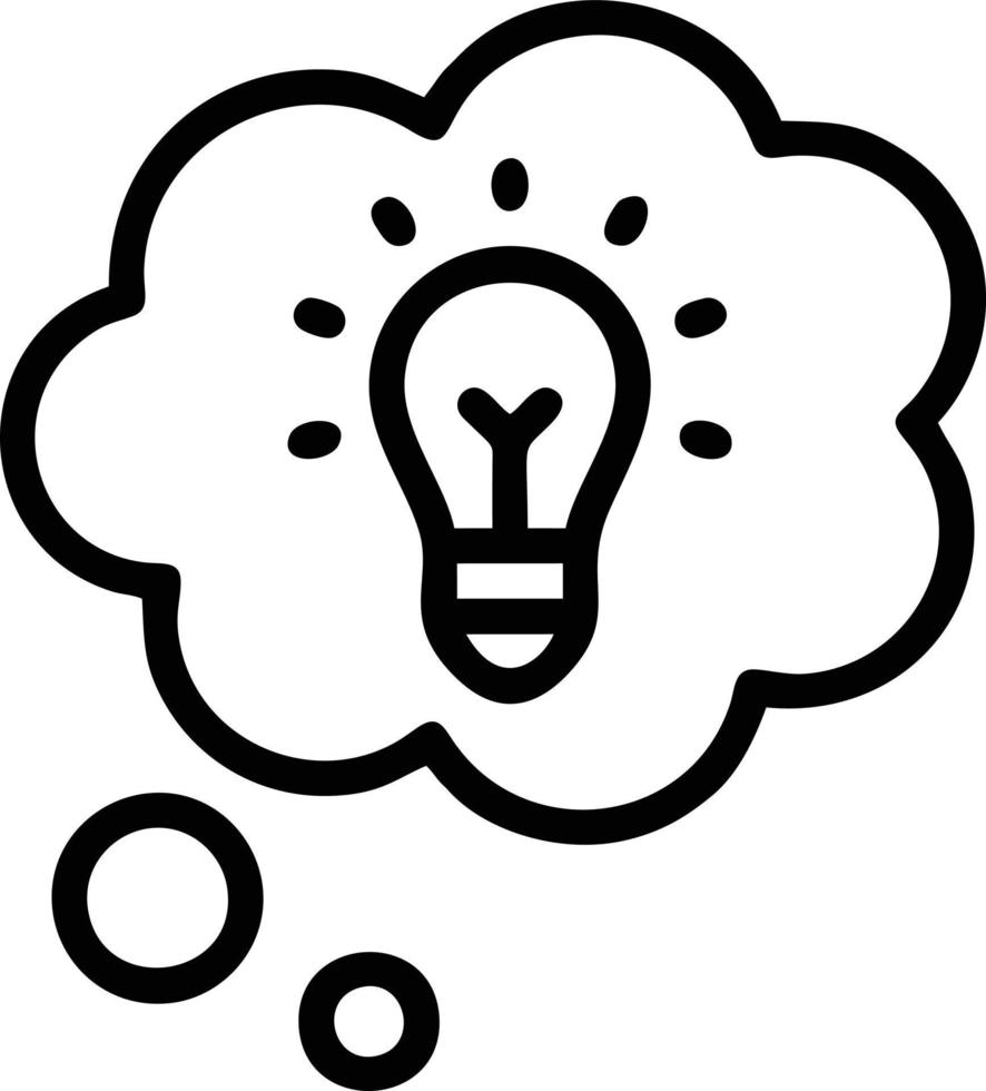 Idea solution icon symbol vector image. Illustration of the creative innovation concept design. EPS 10