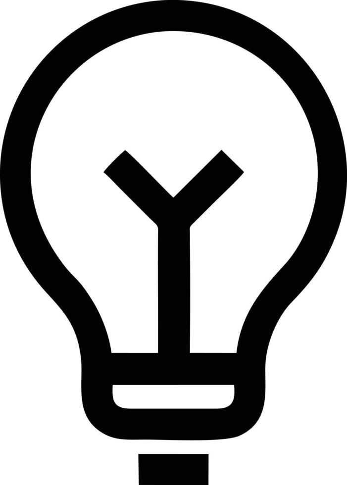 Idea solution icon symbol vector image. Illustration of the creative innovation concept design. EPS 10