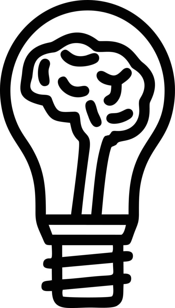 Idea solution icon symbol vector image. Illustration of the creative innovation concept design. EPS 10