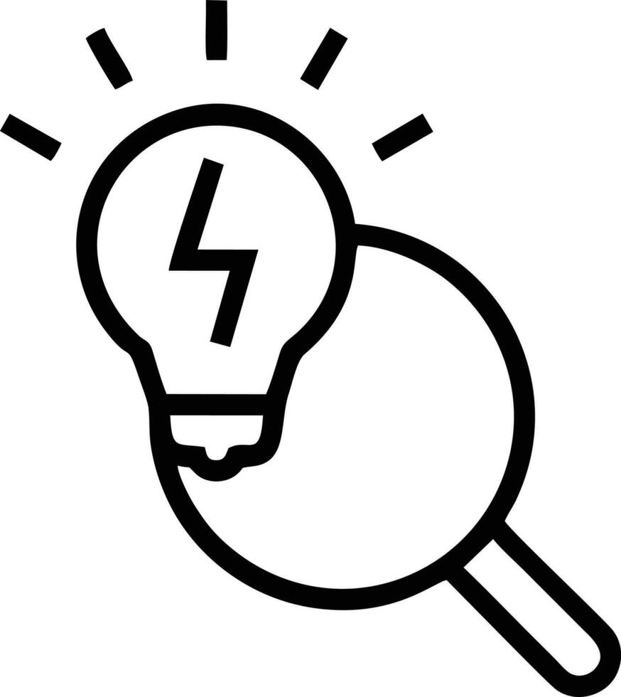 Idea solution icon symbol vector image. Illustration of the creative innovation concept design. EPS 10