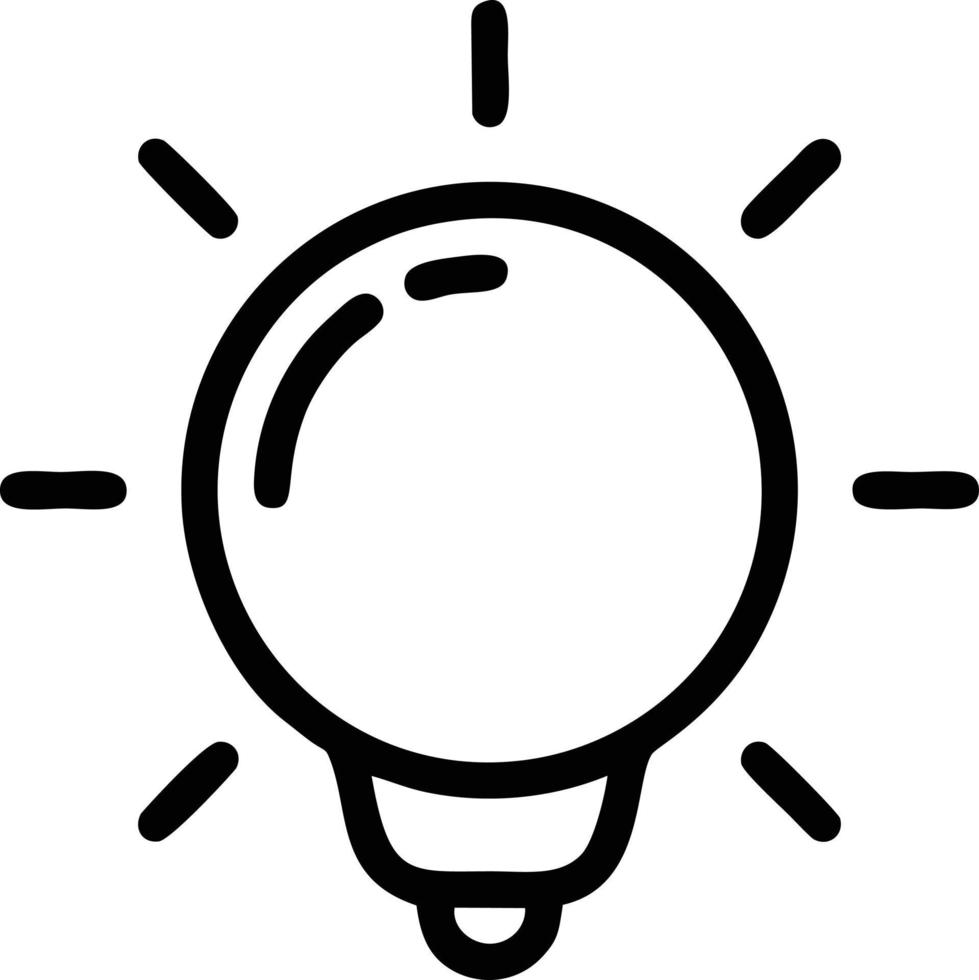 Idea solution icon symbol vector image. Illustration of the creative innovation concept design. EPS 10