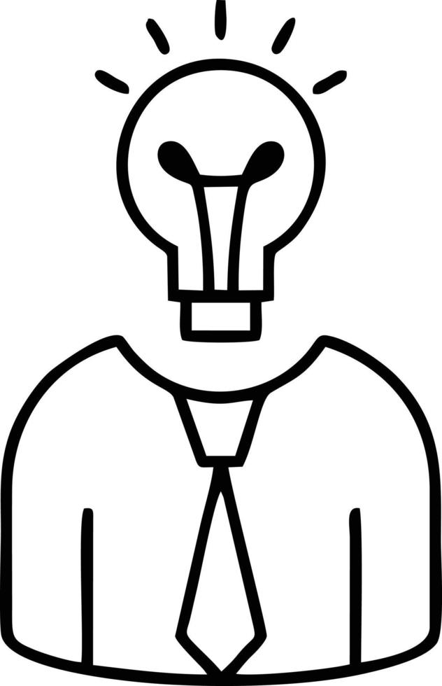 Idea solution icon symbol vector image. Illustration of the creative innovation concept design. EPS 10