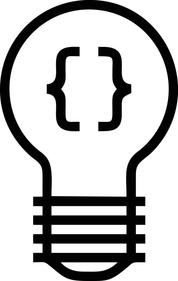 Idea solution icon symbol vector image. Illustration of the creative innovation concept design. EPS 10