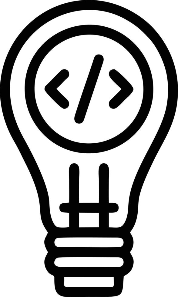 Idea solution icon symbol vector image. Illustration of the creative innovation concept design. EPS 10
