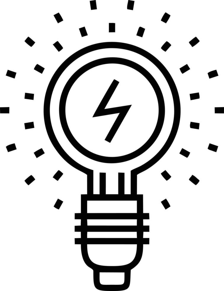 Idea solution icon symbol vector image. Illustration of the creative innovation concept design. EPS 10