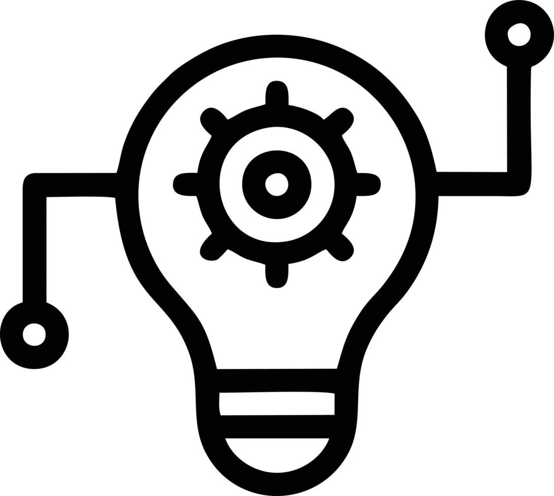 Idea solution icon symbol vector image. Illustration of the creative innovation concept design. EPS 10