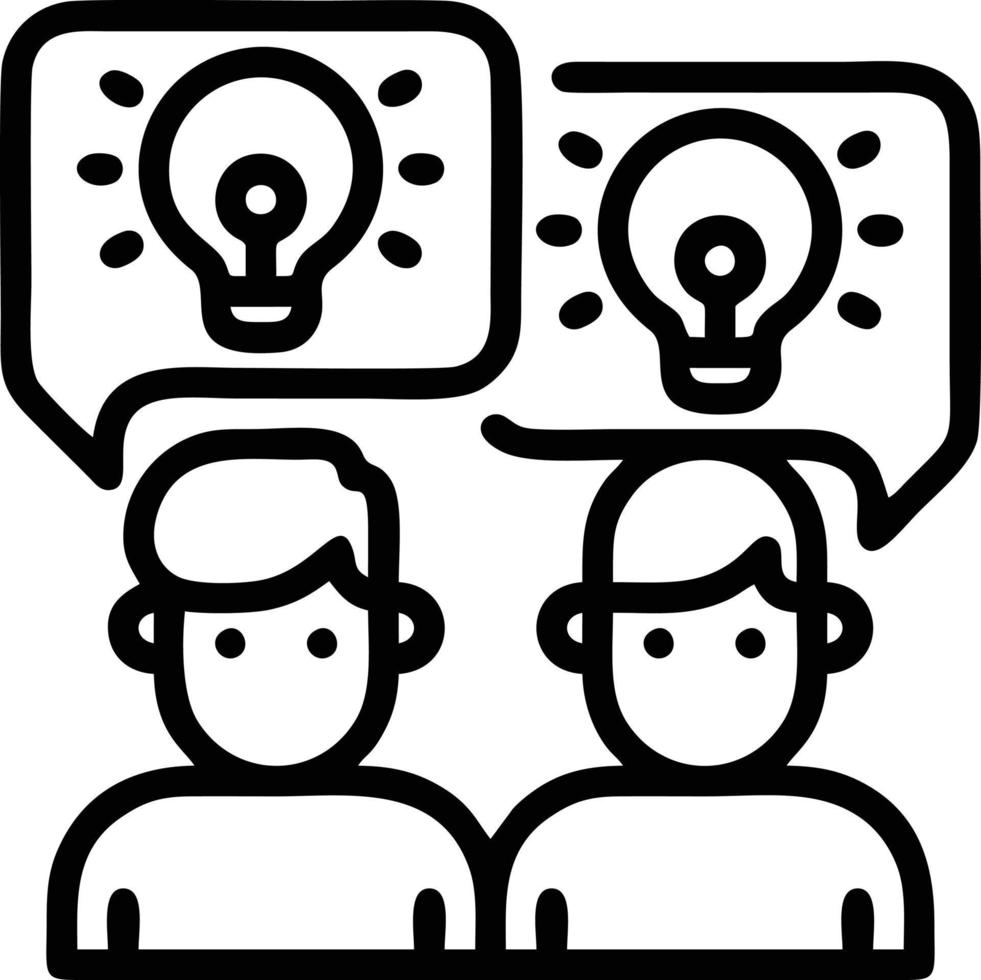 Idea solution icon symbol vector image. Illustration of the creative innovation concept design. EPS 10