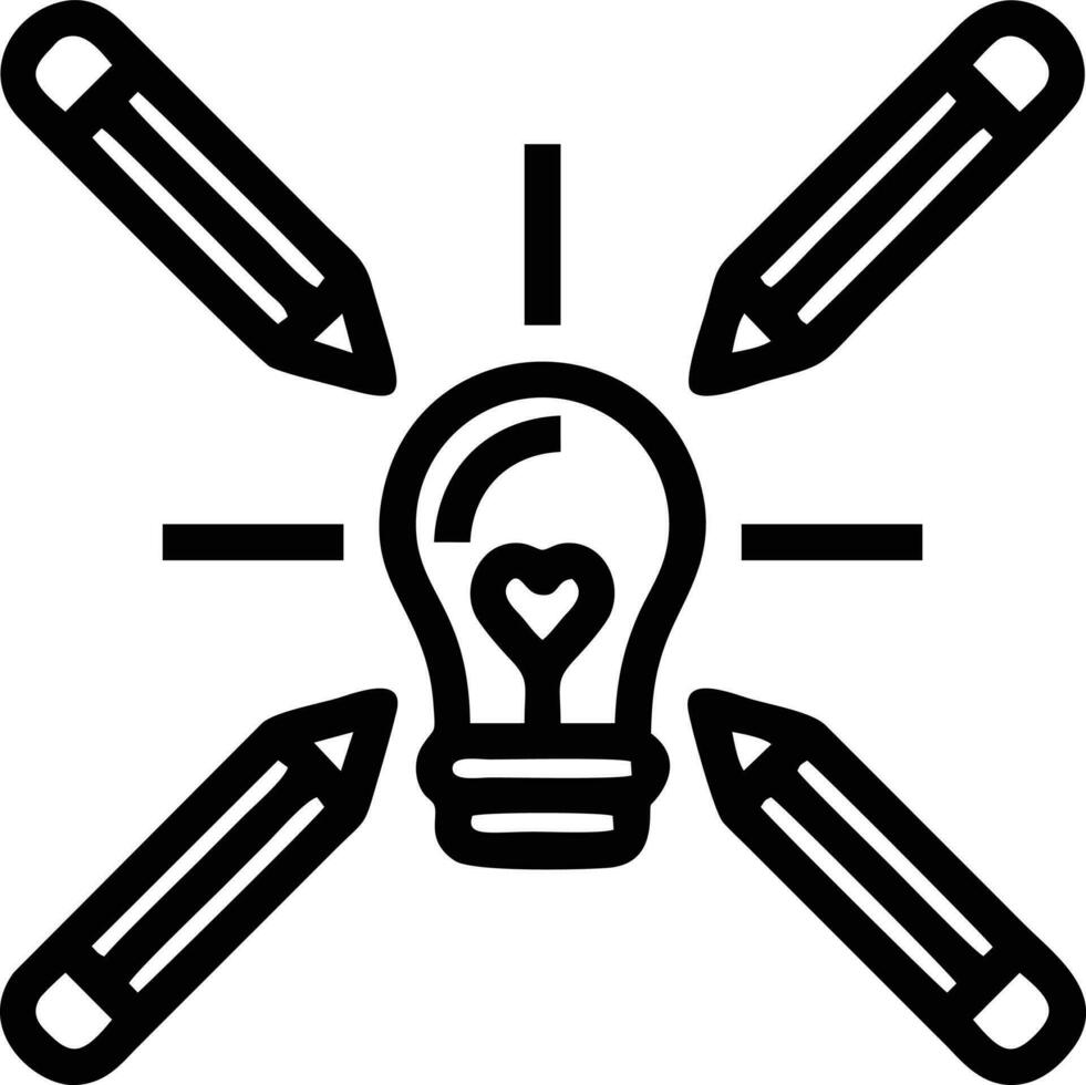 Idea solution icon symbol vector image. Illustration of the creative innovation concept design. EPS 10