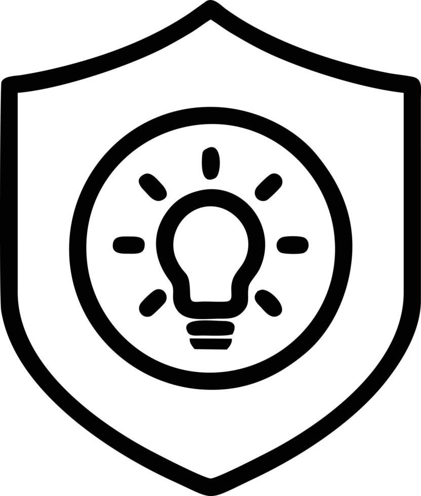 Idea solution icon symbol vector image. Illustration of the creative innovation concept design. EPS 10