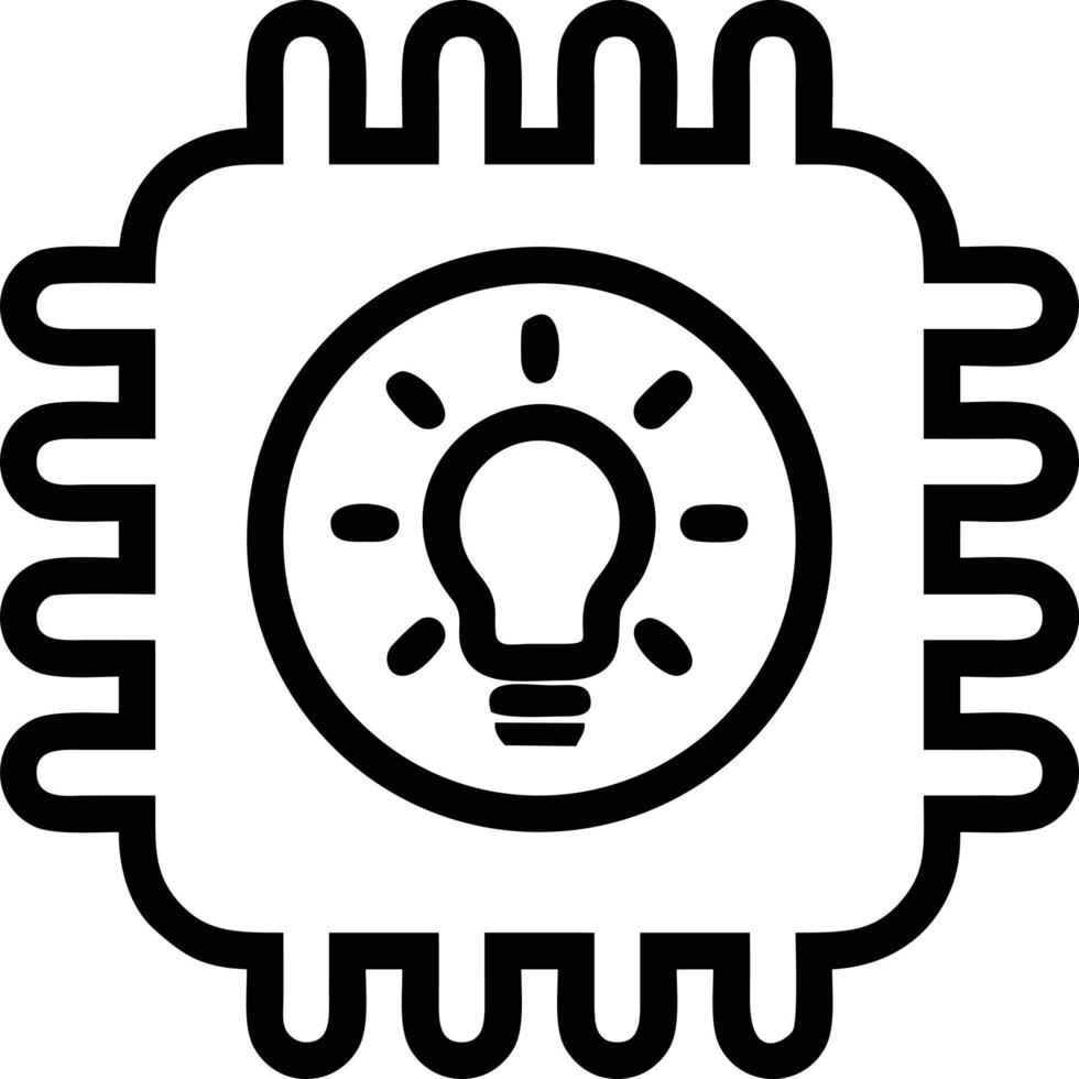 Idea solution icon symbol vector image. Illustration of the creative innovation concept design. EPS 10