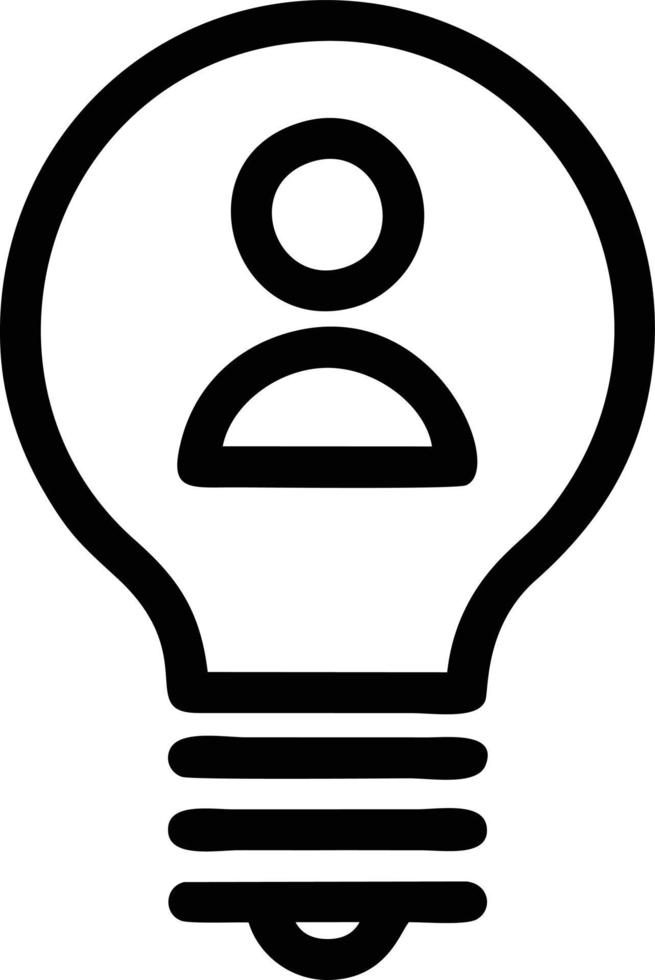 Idea solution icon symbol vector image. Illustration of the creative innovation concept design. EPS 10