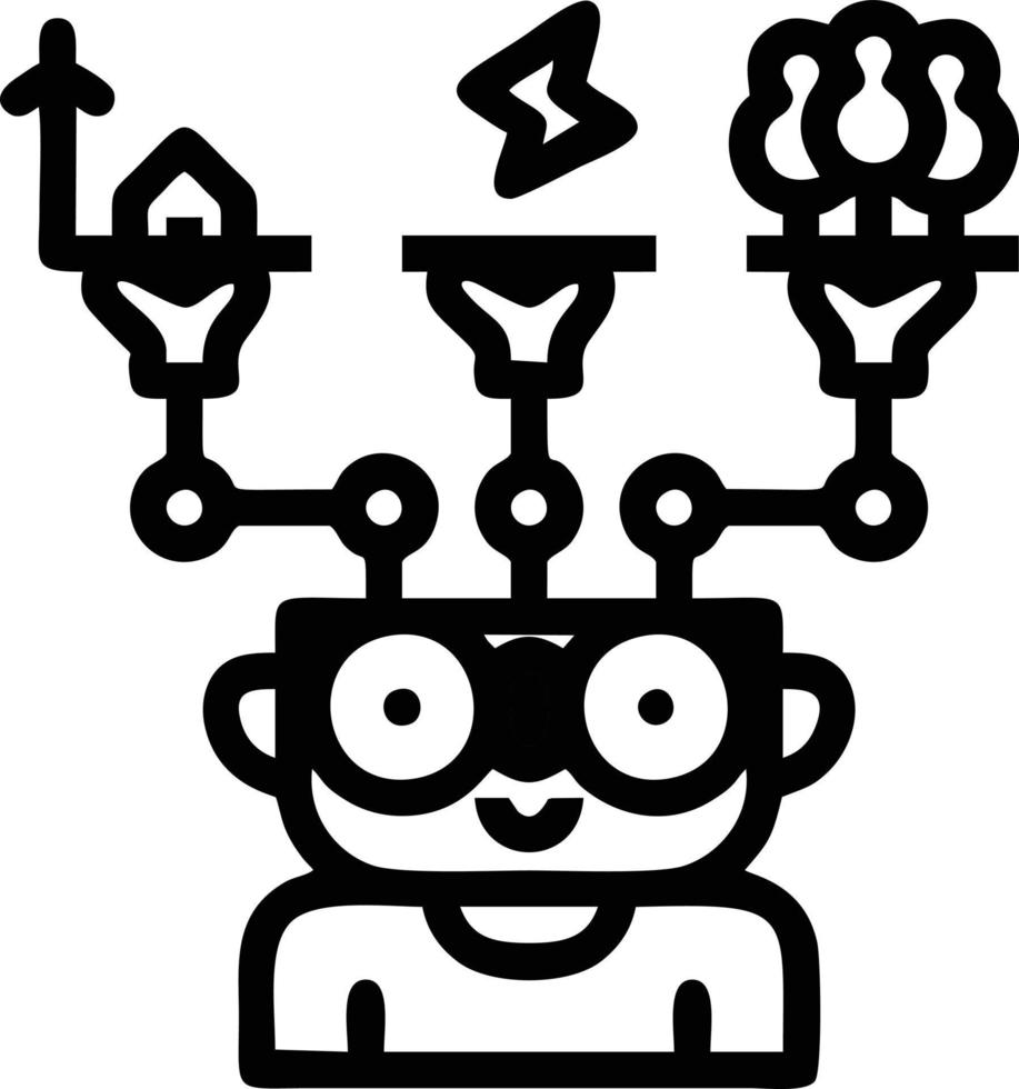 Idea solution icon symbol vector image. Illustration of the creative innovation concept design. EPS 10