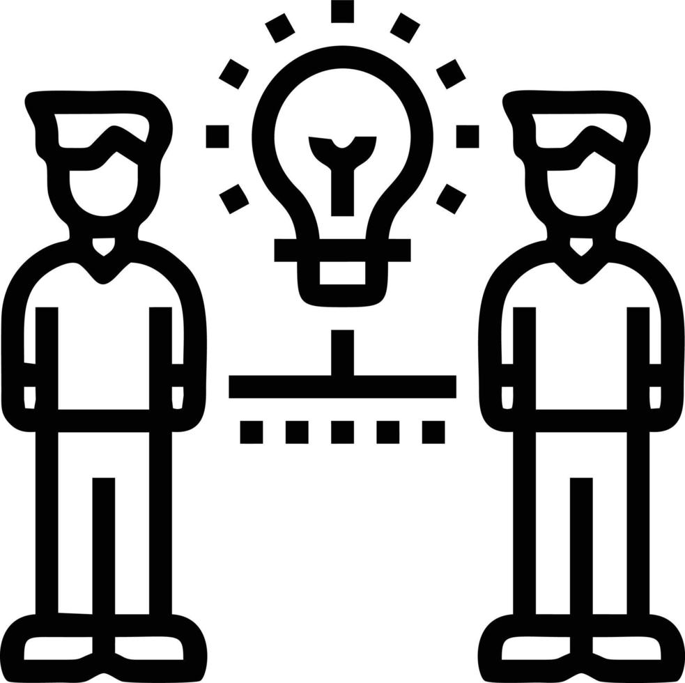 Idea solution icon symbol vector image. Illustration of the creative innovation concept design. EPS 10