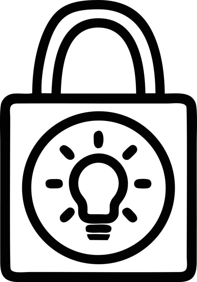 Idea solution icon symbol vector image. Illustration of the creative innovation concept design. EPS 10