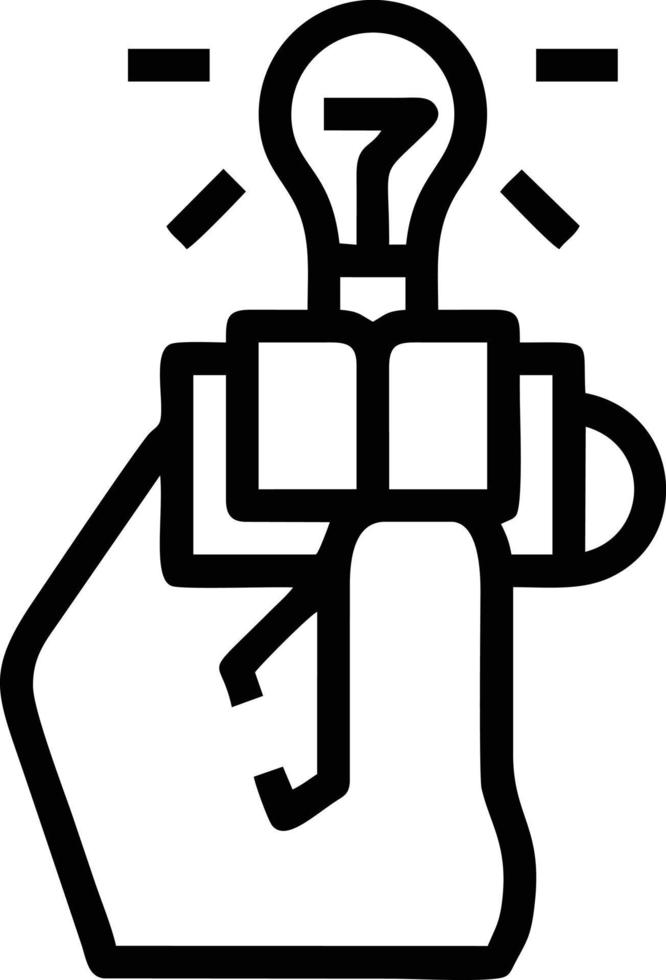 Idea solution icon symbol vector image. Illustration of the creative innovation concept design. EPS 10