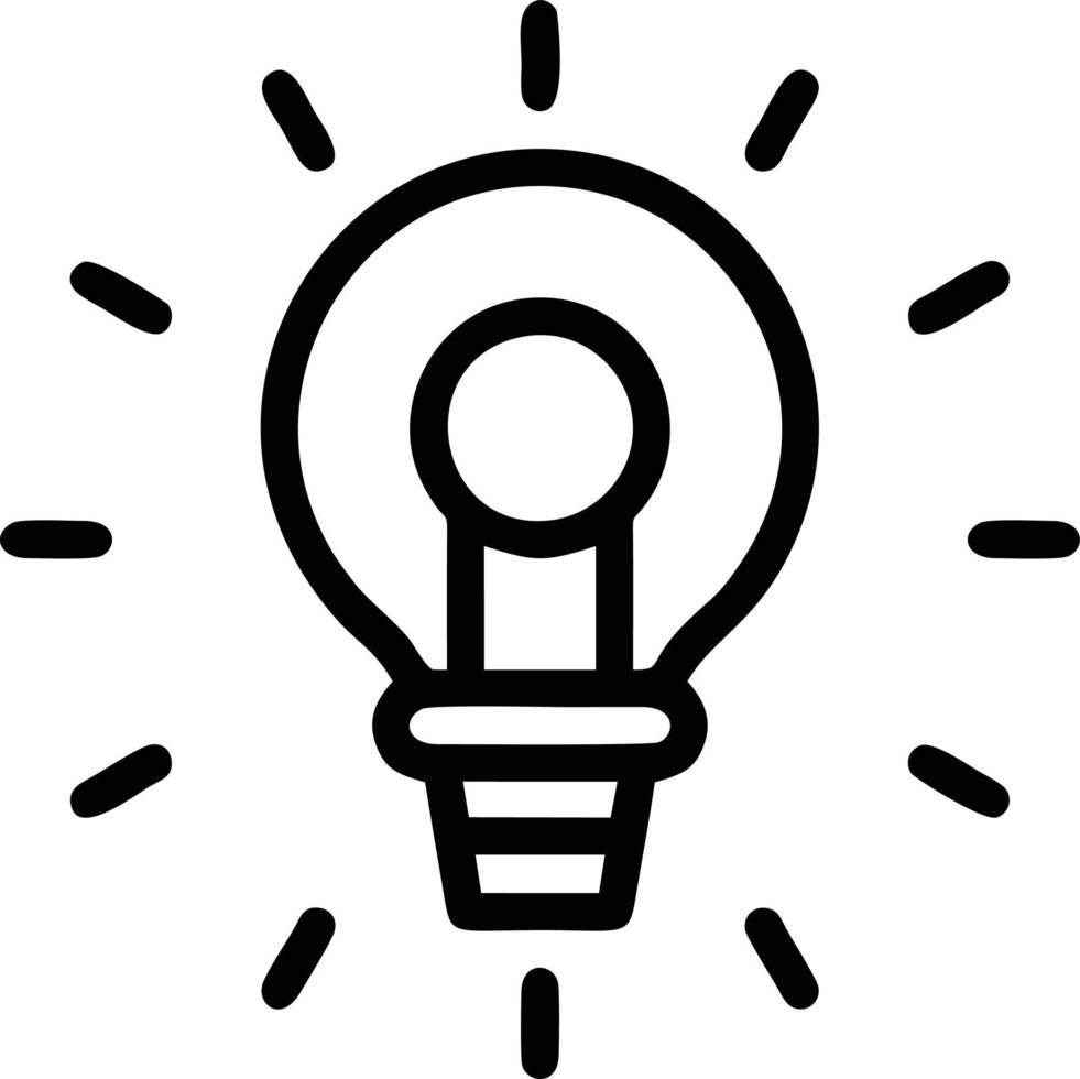 Idea solution icon symbol vector image. Illustration of the creative innovation concept design. EPS 10