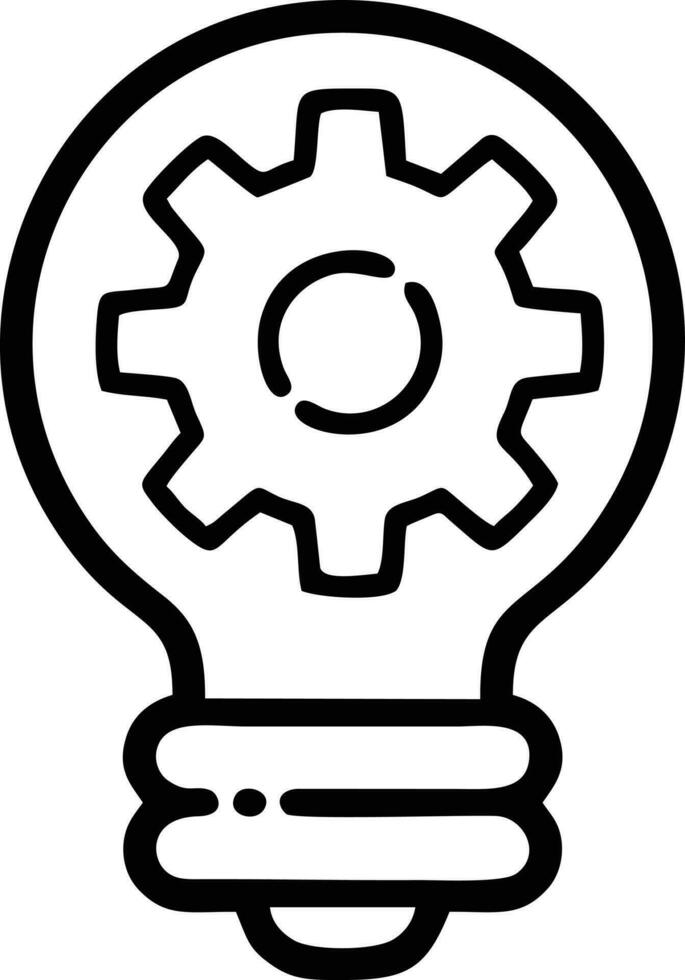 Idea solution icon symbol vector image. Illustration of the creative innovation concept design. EPS 10