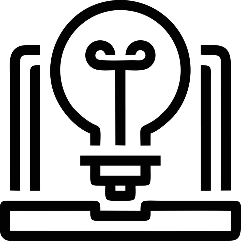 Idea solution icon symbol vector image. Illustration of the creative innovation concept design. EPS 10