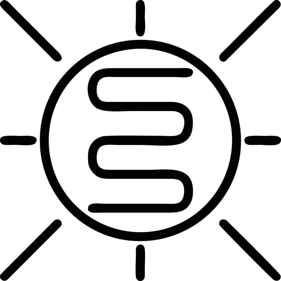 Idea solution icon symbol vector image. Illustration of the creative innovation concept design. EPS 10