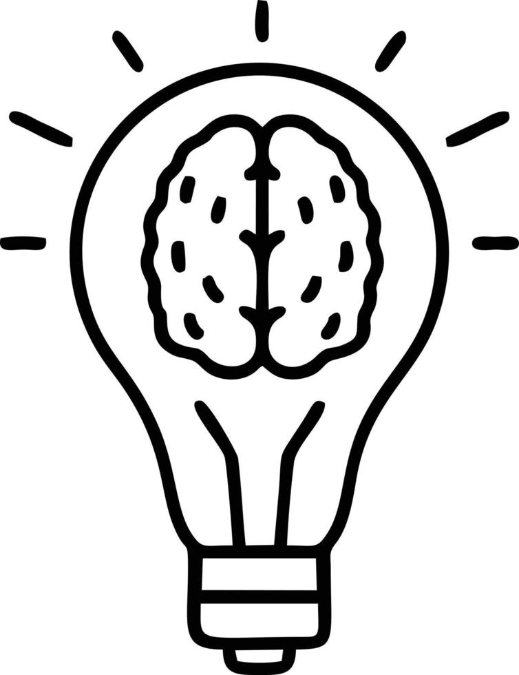 Idea solution icon symbol vector image. Illustration of the creative innovation concept design. EPS 10