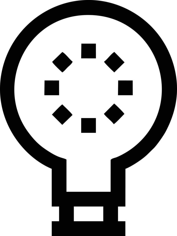 Idea solution icon symbol vector image. Illustration of the creative innovation concept design. EPS 10