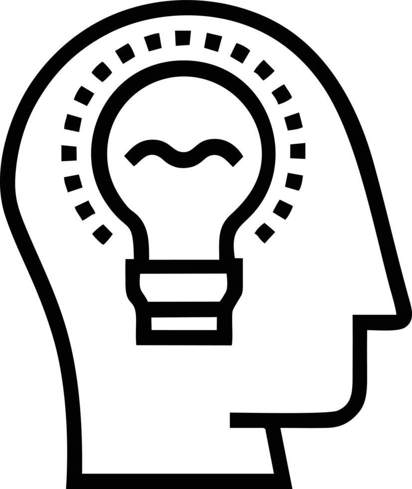 Idea solution icon symbol vector image. Illustration of the creative innovation concept design. EPS 10