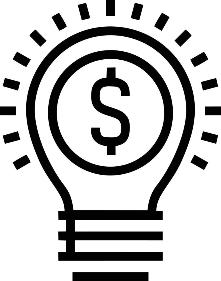 Idea solution icon symbol vector image. Illustration of the creative innovation concept design. EPS 10