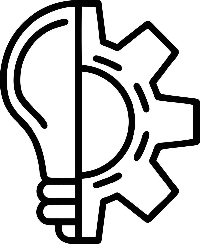 Idea solution icon symbol vector image. Illustration of the creative innovation concept design. EPS 10