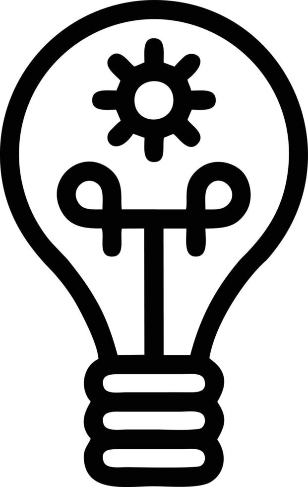 Idea solution icon symbol vector image. Illustration of the creative innovation concept design. EPS 10