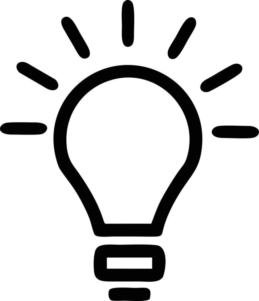 Idea solution icon symbol vector image. Illustration of the creative innovation concept design. EPS 10