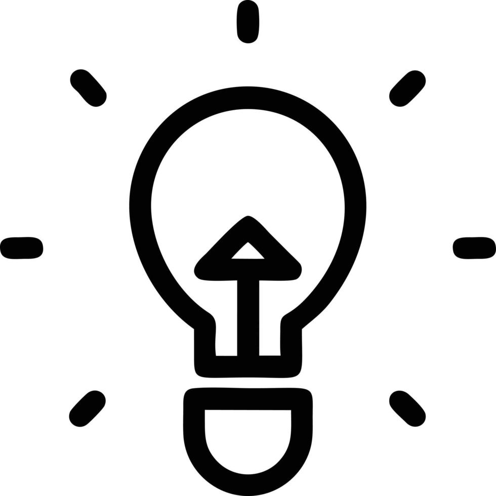 Idea solution icon symbol vector image. Illustration of the creative innovation concept design. EPS 10