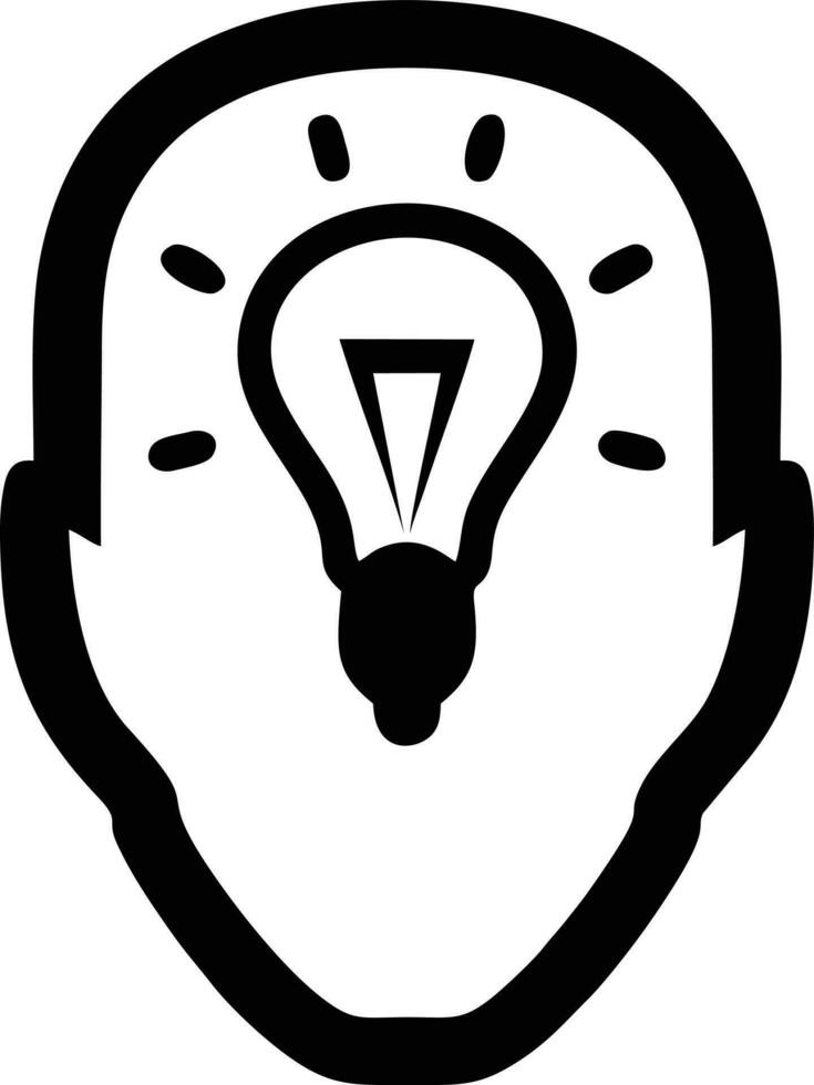 Idea solution icon symbol vector image. Illustration of the creative innovation concept design. EPS 10